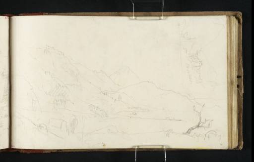 Joseph Mallord William Turner, ‘Town and Bay of Salerno from the West; and a View of Molina’ 1819