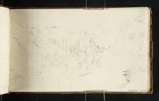 Joseph Mallord William Turner, ‘Two Sketches of the Ponte del Diavolo, Molina’ 1819
