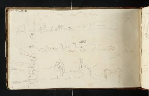 Joseph Mallord William Turner, ‘Distant Views of Vesuvius, ?from Torre Annunziata’ 1819