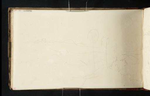 Joseph Mallord William Turner, ‘Part of a View of Vesuvius from Castel Sant'Elmo, Naples’ 1819