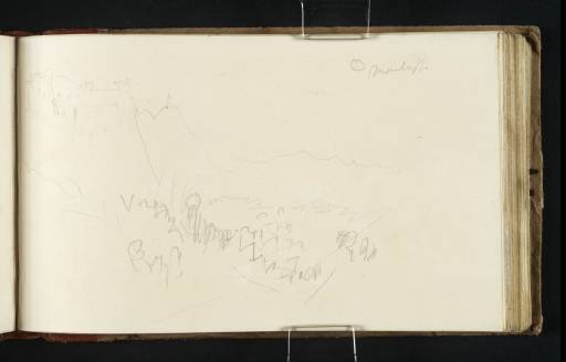 Joseph Mallord William Turner, ‘Vesuvius and Castel Sant'Elmo by Moonlight’ 1819