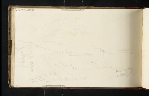 Joseph Mallord William Turner, ‘Castel dell'Ovo and Vesuvius from the Chiaia Waterfront, Naples’ 1819