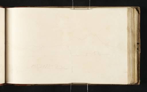 Joseph Mallord William Turner, ‘Part of a View of Naples and Vesuvius from Mergellina’ 1819