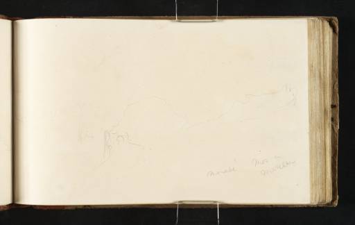 Joseph Mallord William Turner, ‘?Sketch of Cliffs along the Posillipo Coastline’ 1819