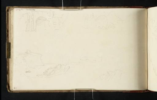 Joseph Mallord William Turner, ‘Sketches on the Coast of Posillipo, Including the ?Scuola di Virgilio’ 1819