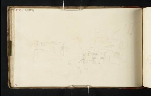 Joseph Mallord William Turner, ‘La Gaiola and Ruins at Marechiaro known as the Scuola di Virgilio’ 1819