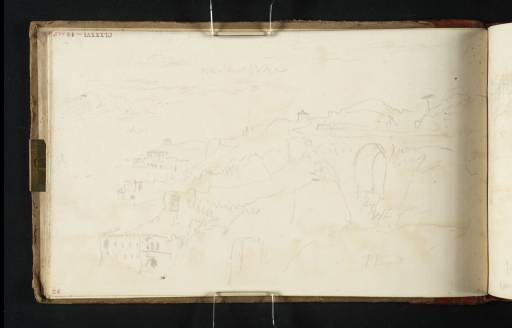 Joseph Mallord William Turner, ‘Villas on the Coast of Posillipo, from Via Posillipo’ 1819