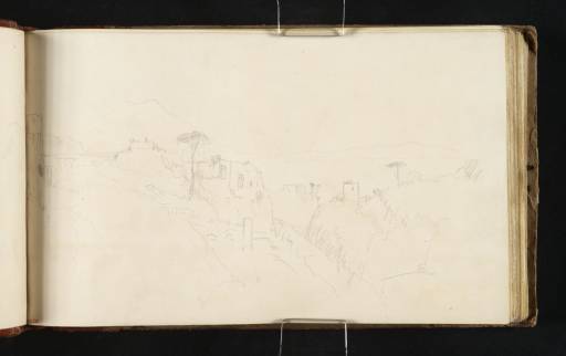 Joseph Mallord William Turner, ‘Distant View of Vesuvius and the Sorrentine Peninsula, from Via Posillipo’ 1819