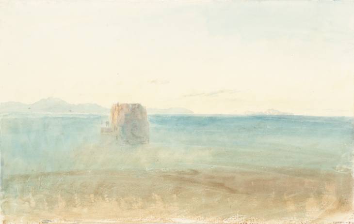 Joseph Mallord William Turner, ‘The Castel dell'Ovo, Naples, Early Morning, with Capri in the Distance’ 1819