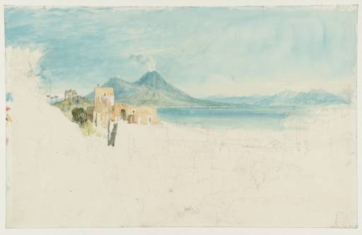 Joseph Mallord William Turner, ‘Vesuvius and the Sorrentine Peninsula from Via Posillipo’ 1819