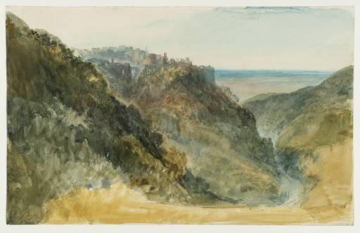 Joseph Mallord William Turner, ‘Tivoli, from Monte Catillo’ 1819