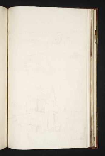 Joseph Mallord William Turner, ‘Four Sketches of Ponte Nomentano, Rome’ 1819