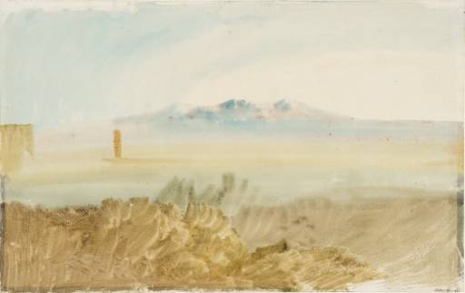 Joseph Mallord William Turner, ‘The Roman Campagna with Monte Gennaro in the Distance’ 1819