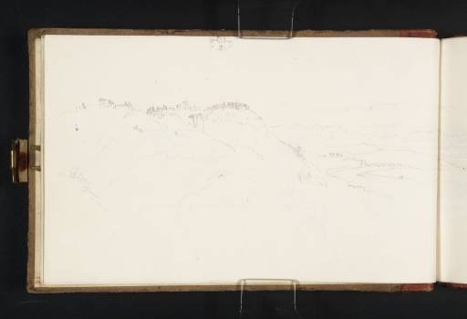 Joseph Mallord William Turner, ‘View of Monte Mario and the Ponte Molle, Rome, and a Sketch of the Villa Mellini’ 1819