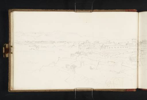 Joseph Mallord William Turner, ‘View of St Peter's and the Vatican from the North-West’ 1819