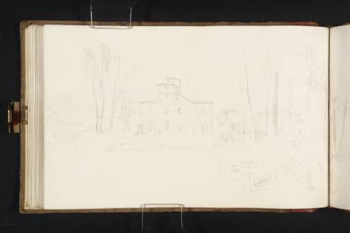 Joseph Mallord William Turner, ‘The Casino di Raffaello, near the Gardens of the Villa Borghese, Rome’ 1819