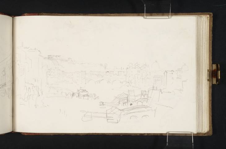 Joseph Mallord William Turner, ‘The River Tiber and the Ponte Sisto, Rome’ 1819