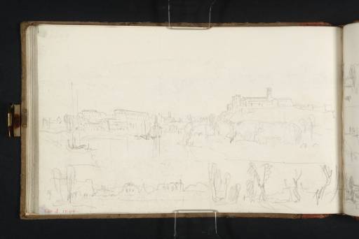 Joseph Mallord William Turner, ‘Porto di Ripa Grande, Rome’ 1819