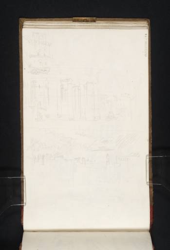 Joseph Mallord William Turner, ‘Piazza della Rotonda with the Portico of the Pantheon; and a Study of the Sky over Rome’ 1819