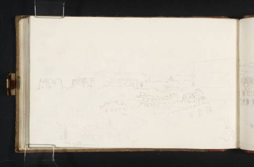 Joseph Mallord William Turner, ‘View Looking East towards the Colosseum and the Baths of Trajan, Rome’ 1819