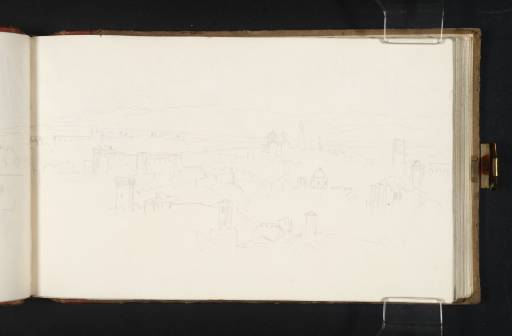 Joseph Mallord William Turner, ‘Part of Panoramic View of Rome from the Tower of the Capitol: the Capitoline to the Esquiline’ 1819