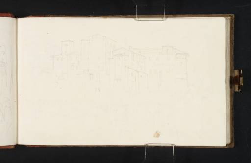 Joseph Mallord William Turner, ‘Santi Quattro Coronati, Rome, from the Esquiline Hill’ 1819