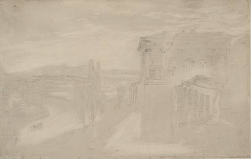 Joseph Mallord William Turner, ‘Villa Madama on Monte Mario, Rome’ 1819