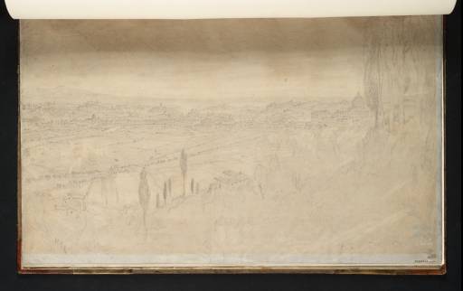 Joseph Mallord William Turner, ‘View of Rome from the Villa Madama on Monte Mario’ 1819
