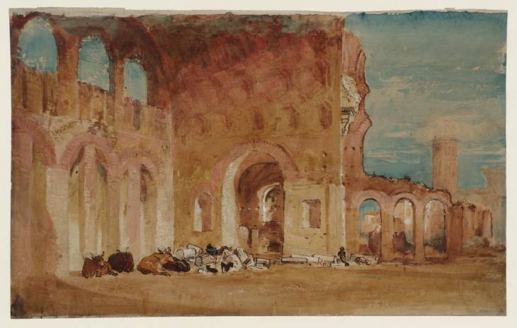 Joseph Mallord William Turner, ‘The Basilica of Constantine, Rome’ 1819