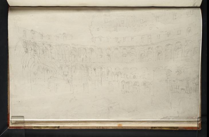 Joseph Mallord William Turner, ‘Interior of the Colosseum, Rome’ 1819