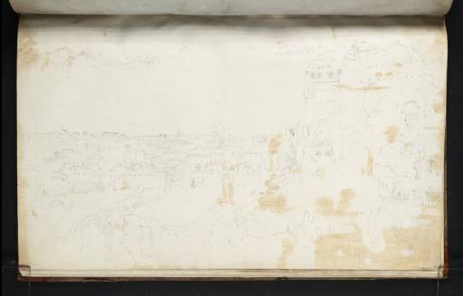 Joseph Mallord William Turner, ‘Six Sketches of Views from the Palatine Hill, Rome’ 1819