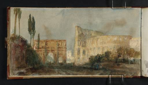 Joseph Mallord William Turner, ‘The Arch of Constantine and the Colosseum, Rome’ 1819