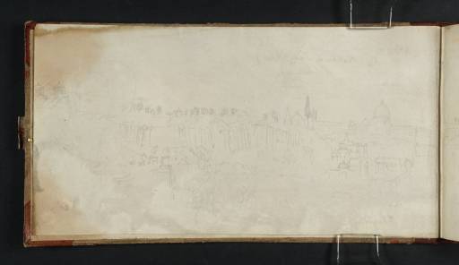 Joseph Mallord William Turner, ‘View of the Muro Torto and the Porta del Popolo from the North of Rome’ 1819