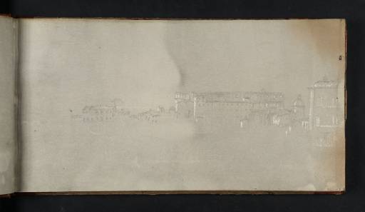 Joseph Mallord William Turner, ‘View of San Francesco di Paolo, Rome, with the Colosseum Beyond’ 1819