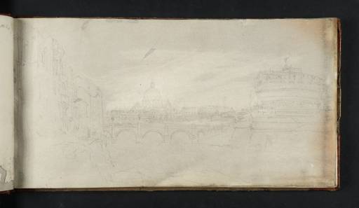 Joseph Mallord William Turner, ‘St Peter's and the Castel Sant'Angelo, Rome’ 1819