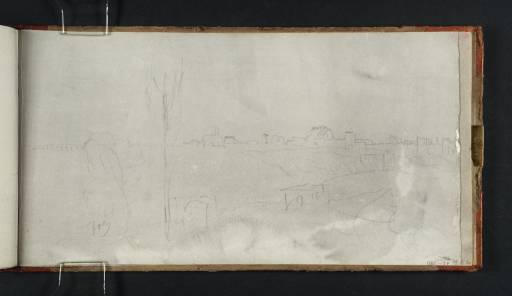 Joseph Mallord William Turner, ‘View of the Aurelian Walls, Rome, with the Temple of Minerva Medica and the Porta San Lorenzo’ 1819