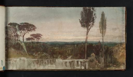 Joseph Mallord William Turner, ‘Rome from the Gardens of the Villa Mellini, Monte Mario’ 1819