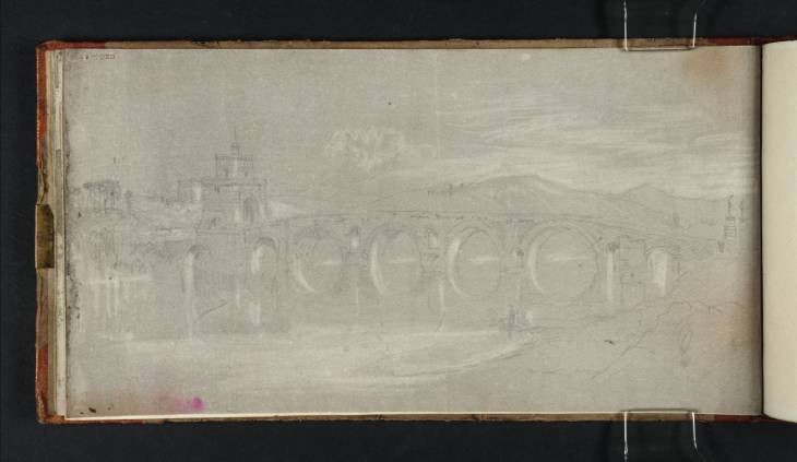 Joseph Mallord William Turner, ‘Ponte Molle, Rome’ 1819