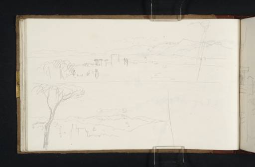 Joseph Mallord William Turner, ‘Two Views of the Mountains East of Rome’ 1819