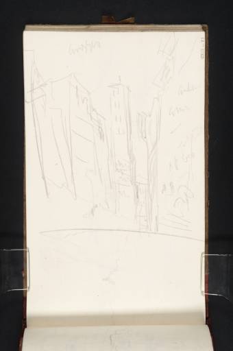 Joseph Mallord William Turner, ‘Arezzo, with the Tower of Santa Maria della Pieve; Distant View of Montecchio Vesponi from Castiglion Fiorentino’ 1819