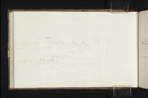 Joseph Mallord William Turner, ‘?Walls of Arezzo’ 1819