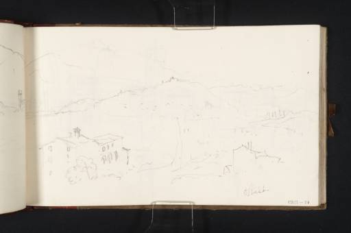 Joseph Mallord William Turner, ‘Distant View of Cortona, from Ossaia’ 1819