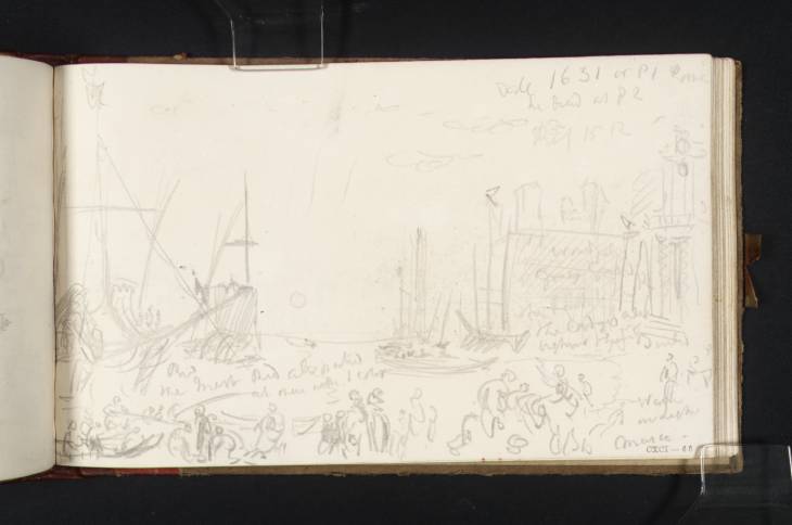 Joseph Mallord William Turner, ‘Copy of the "Seaport with the Villa Medici" by Claude Lorrain’ 1819