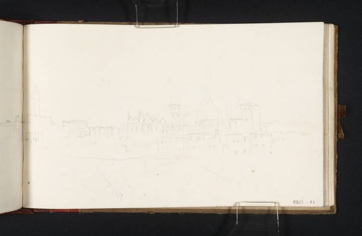 Joseph Mallord William Turner, ‘Florence from the East, with the Duomo and Torre della Zecca’ 1819