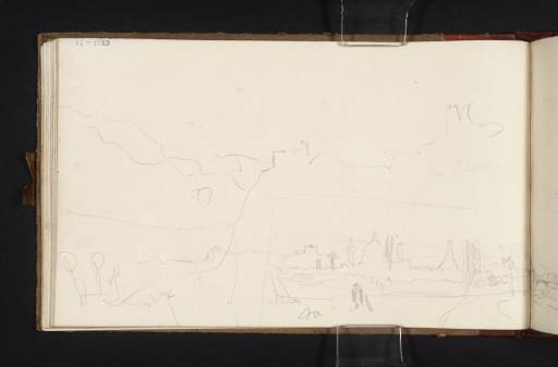 Joseph Mallord William Turner, ‘A View of Florence from the North; and a Landscape Sketch at ?Narni’ 1819