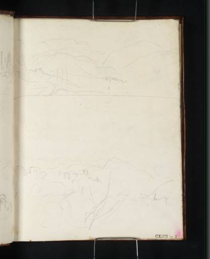 Joseph Mallord William Turner, ‘Two Sketches of Mountainous Landscape’ 1820