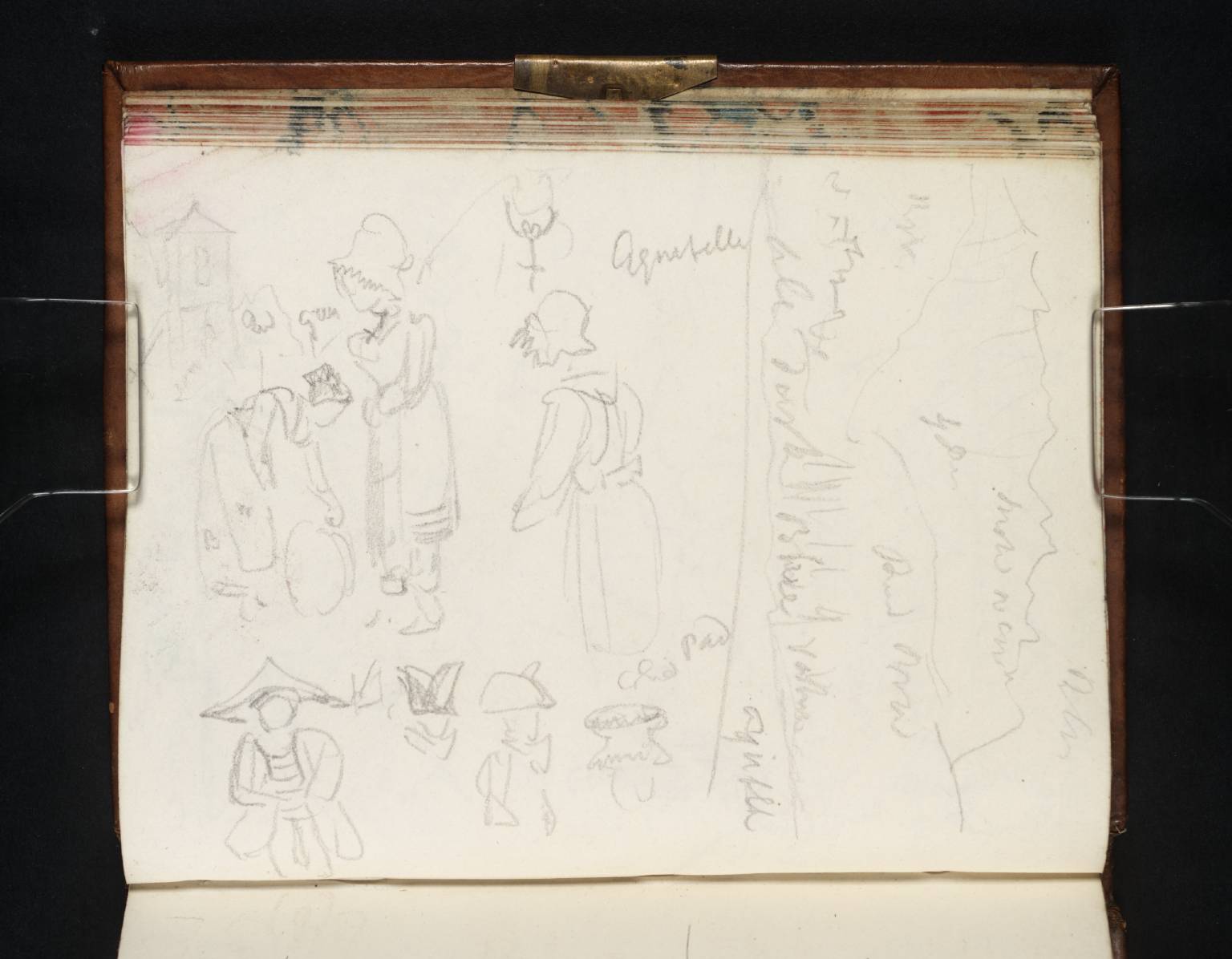 Landscape and Figures at Aiguebelle, Savoy