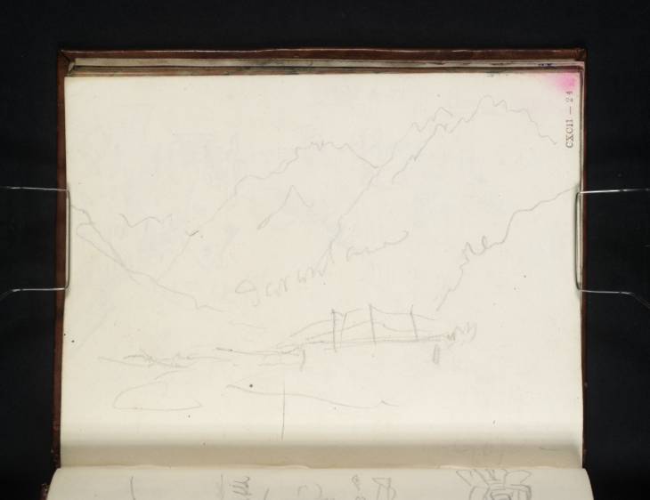 Joseph Mallord William Turner, ‘View of the Tarentaise Valley, Savoy’ 1820