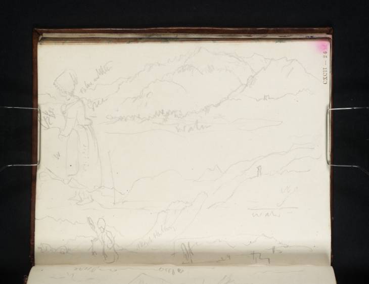 Joseph Mallord William Turner, ‘Four Views of Mountains, Savoy; and Figure Studies’ 1820