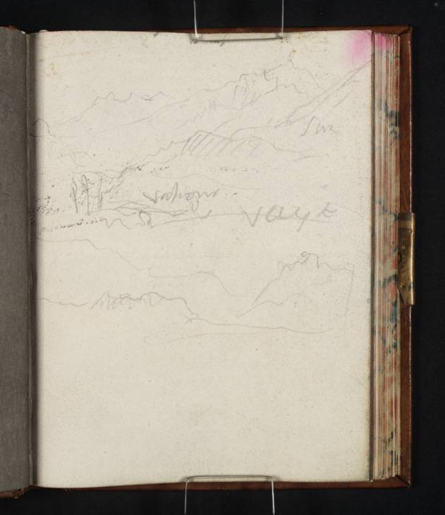 Joseph Mallord William Turner, ‘Two Sketches of Mountainous Landscape’ 1820